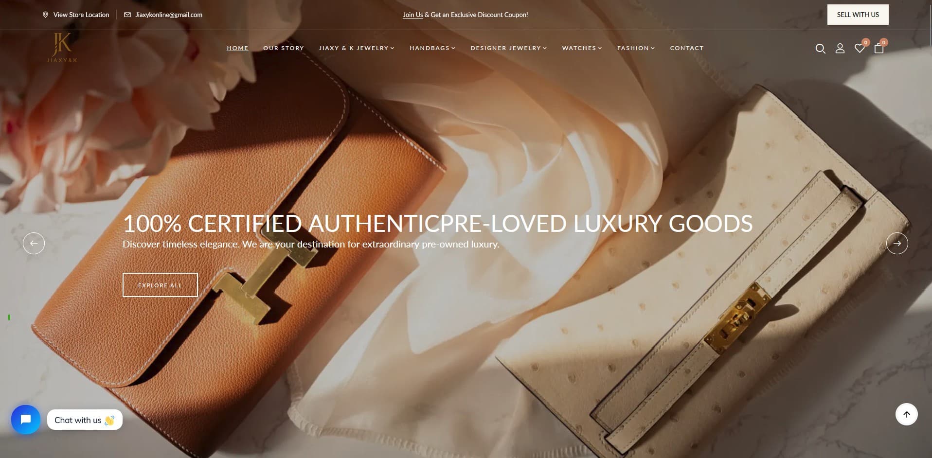 Shinymarketing website design case jiaxyk jewelry brand website